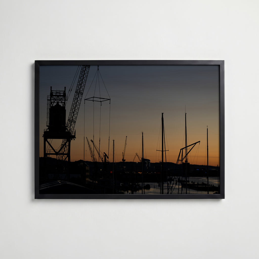 God morgon Göteborg Poster i vardagsrumsmiljö