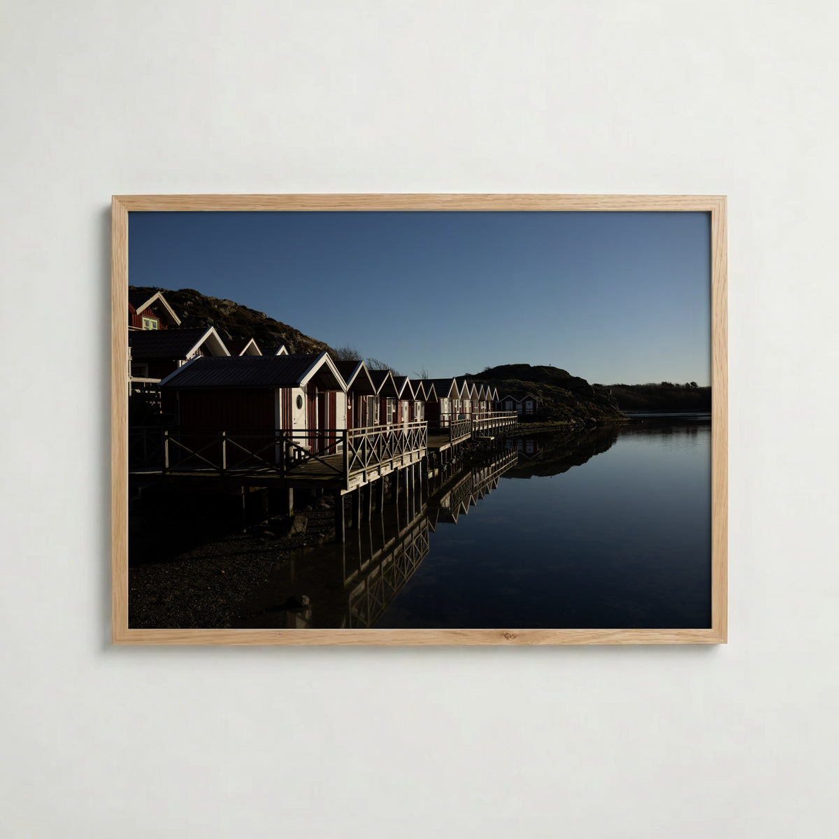 Grundsunds Sjöbodar Poster i hemmiljö