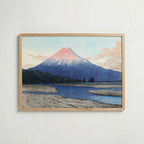 Fuji River Hasui Kawase – affisch med stilfullt motiv från Bozetto i hög kvalitet