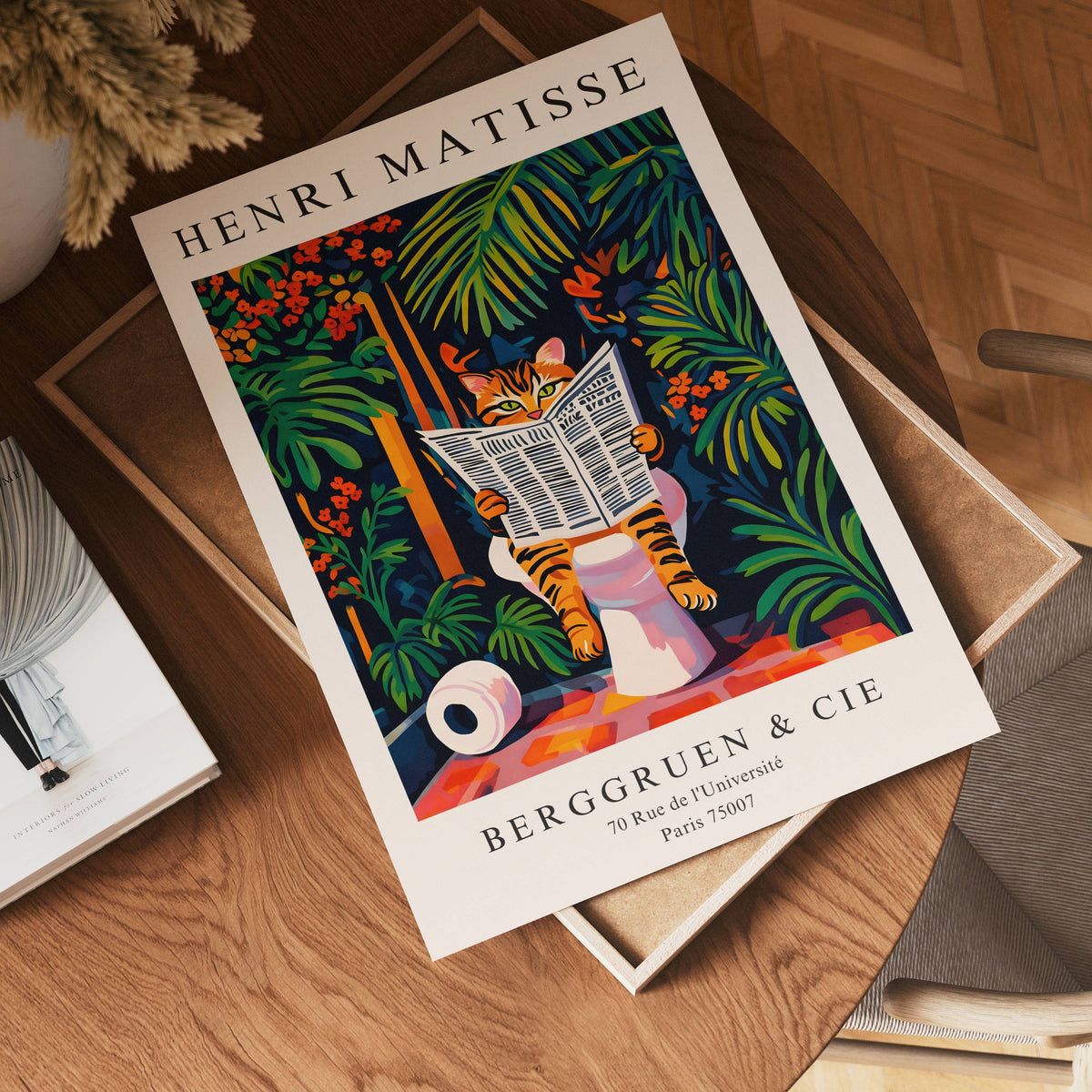 Henri Matisse Jungle Reader – affisch med stilfullt motiv från Bozetto i hög kvalitet