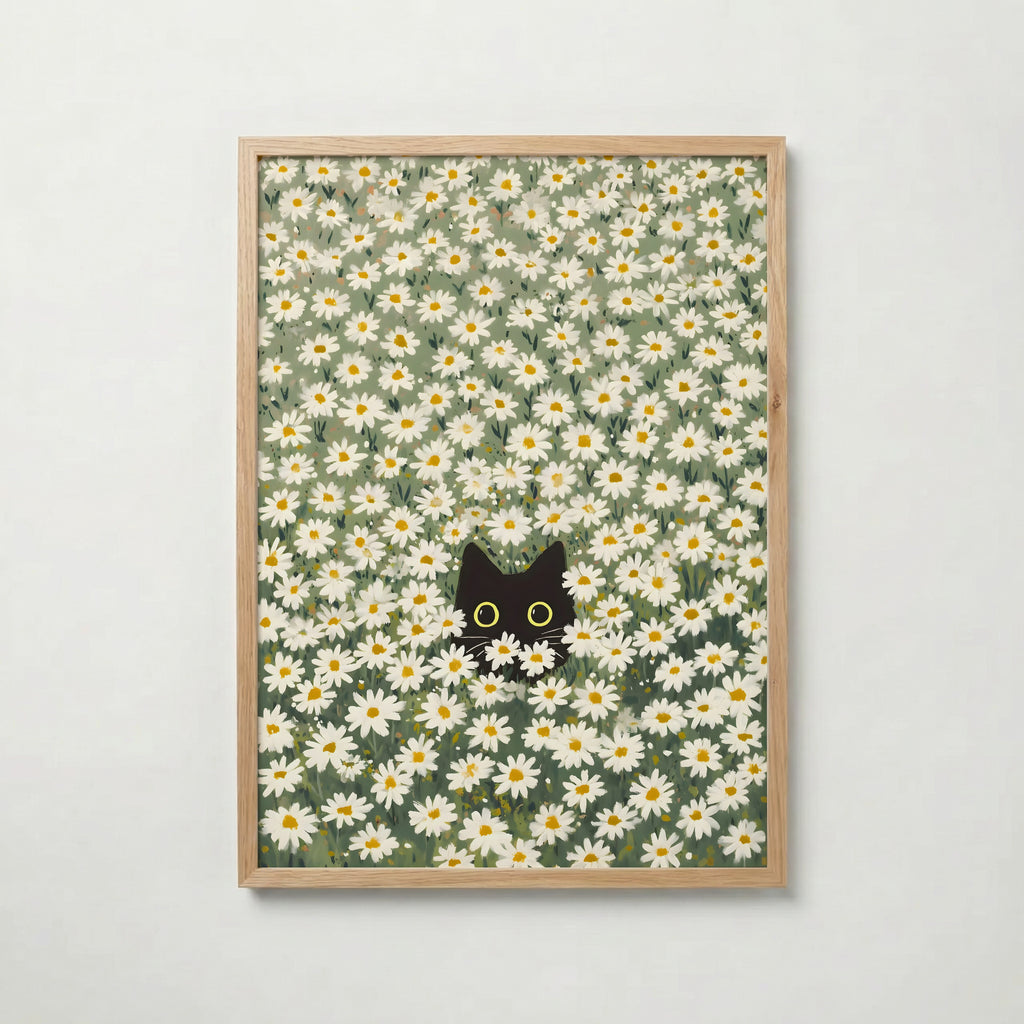 Hidden in Green Bloom – affisch med snyggt motiv, köp enkelt hos Bozetto i flera storlekar