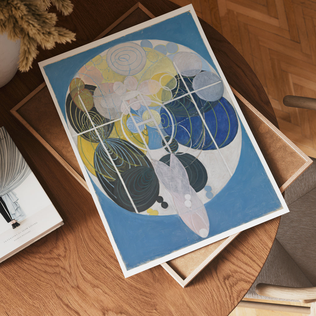 Hilma af Klint The Key to – affisch med stilfullt motiv från Bozetto i hög kvalitet