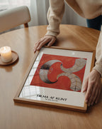 Hilma af Klint The Swan No.9 – stilfullt konsttryck från Bozetto, tryckt på matt finpapper