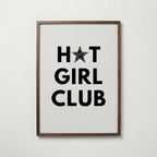 Hot Girl Club Poster – valnötsram