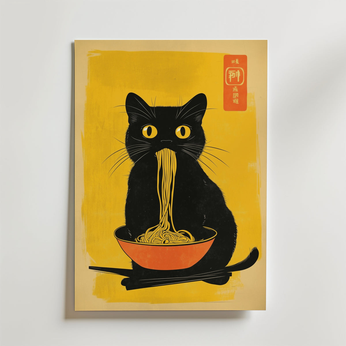Bundle 2-pack Japandi Cat Delight – kuraterad postercollection som lyfter hemmet hos Bozetto