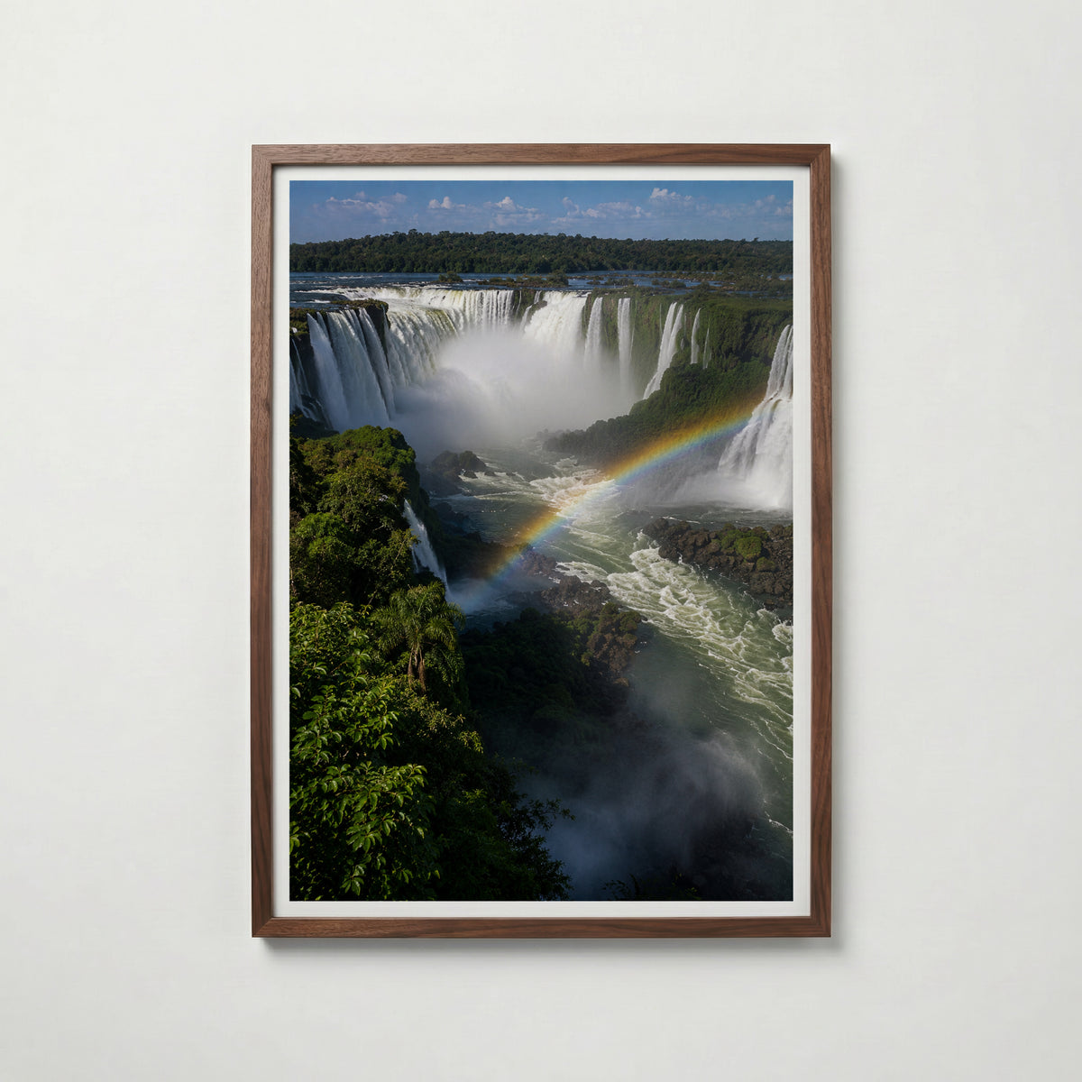 Iguazu Falls Rainbow Poster