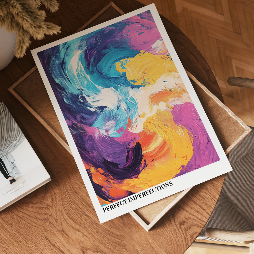 Perfect Imperfections poster visad rakt fram – Bozetto affisch i hög tryckkvalitet