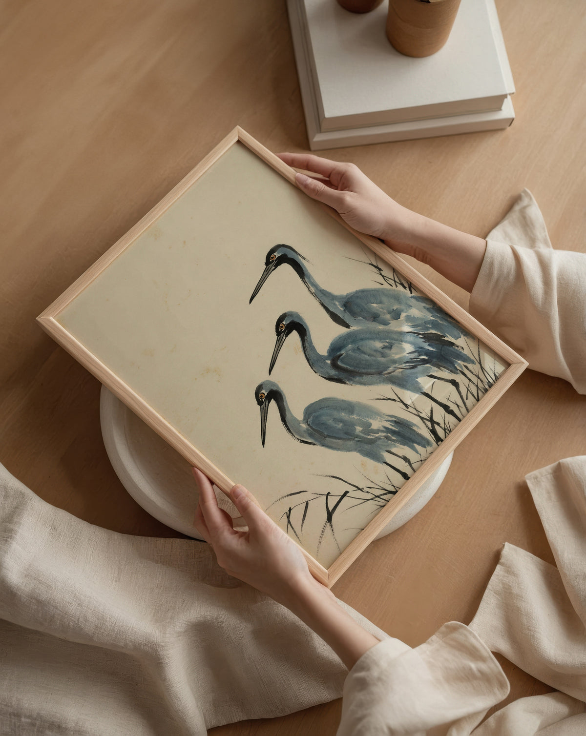 Ink Storks Poster i rum