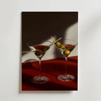 The Last Martini – stilfullt konsttryck från Bozetto, tryckt på matt finpapper i hög tryckkvalitet
