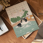 Mockup för Calm Cat Moment – se hur affischen ser ut inramad på din vägg, Bozetto