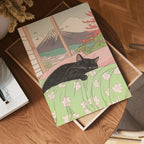 Väggmockup av Black Cat Morning affisch på ljus vägg – Bozetto konsttryck – nr 4