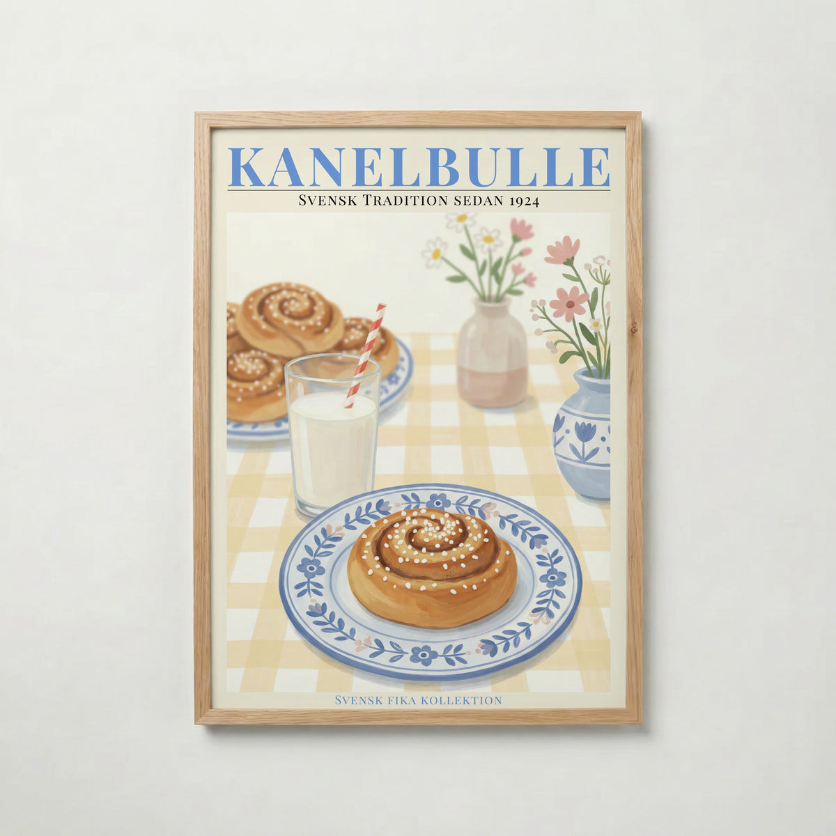 Kanelbulle poster visad rakt fram – Bozetto affisch i hög tryckkvalitet i hög tryckkvalitet