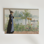 Carl Larsson Karin by the shore affisch på neutral bakgrund – poster från Bozetto