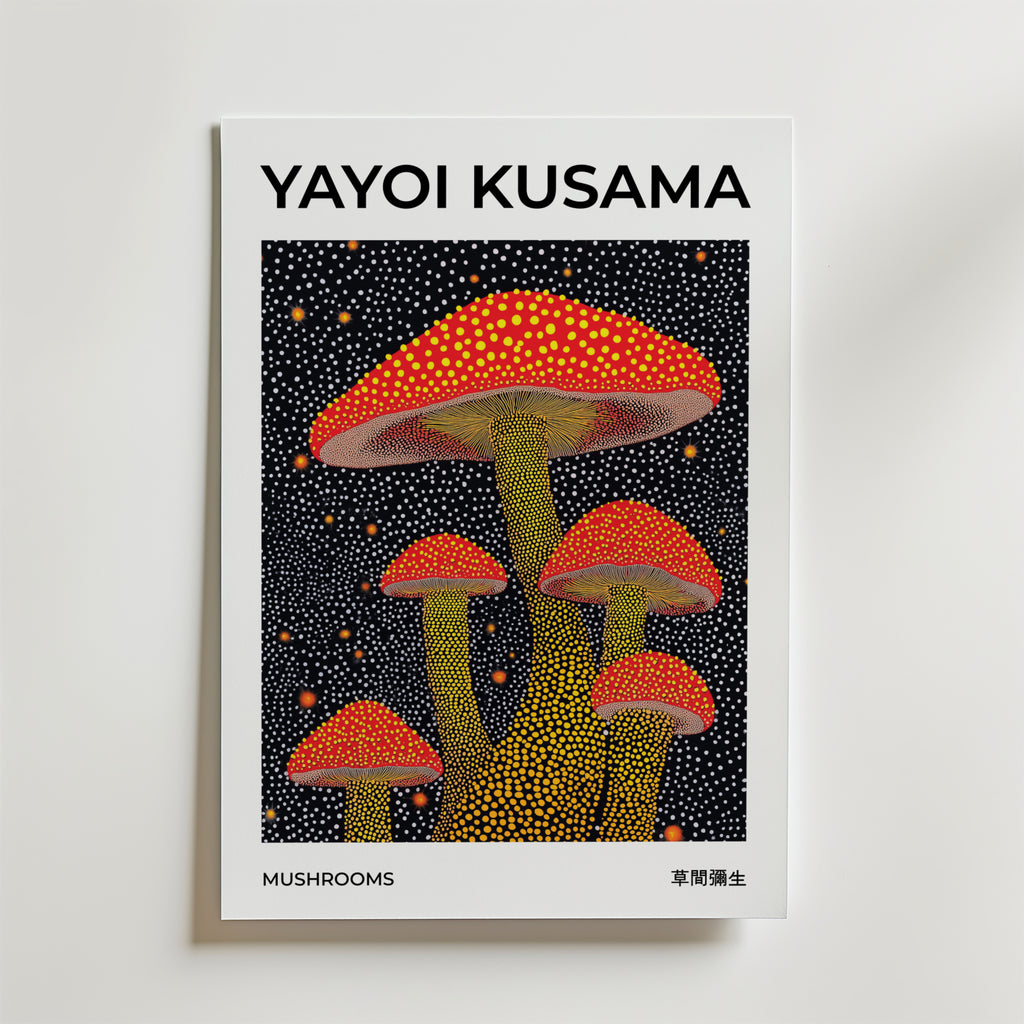 Bundle 3-pack Yayoi Kusama Art Collection – kuraterad postercollection som lyfter hemmet hos Bozetto