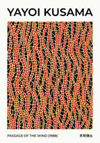 Yayoi Kusama Passage Of The Wind – stilfullt konsttryck från Bozetto, tryckt på matt finpapper