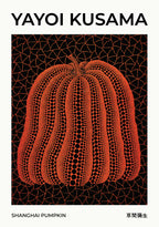 Yayoi Kusama Shanghai Pumpkin – affisch med snyggt motiv, köp enkelt hos Bozetto i flera storlekar