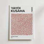 Yayoi Kusama Infinity Nets No.2 affisch på neutral bakgrund – poster från Bozetto