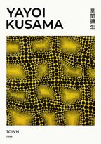 Yayoi Kusama Optical Field poster visad rakt fram – Bozetto affisch i hög tryckkvalitet