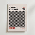 Yayoi Kusama Abstract Dots – stilfullt konsttryck från Bozetto, tryckt på matt finpapper