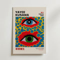Yayoi Kusama Eye – stilfullt konsttryck från Bozetto, tryckt på matt finpapper i hög tryckkvalitet