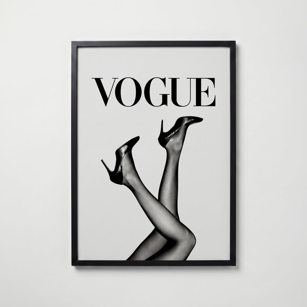 Legs In Lacquer Poster – svart ram