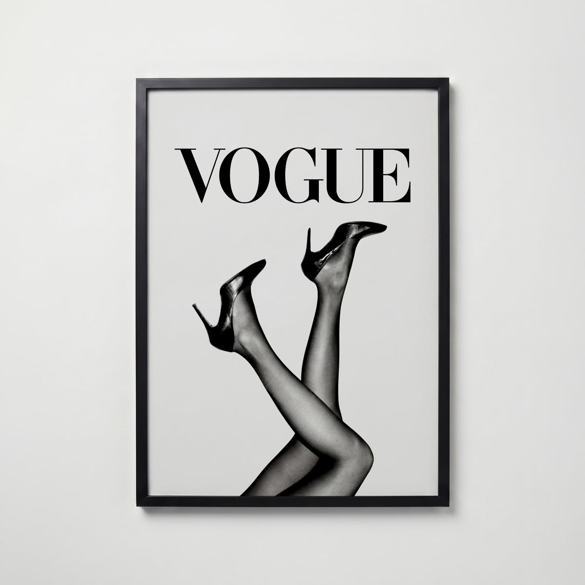 Legs In Lacquer Poster – svart ram