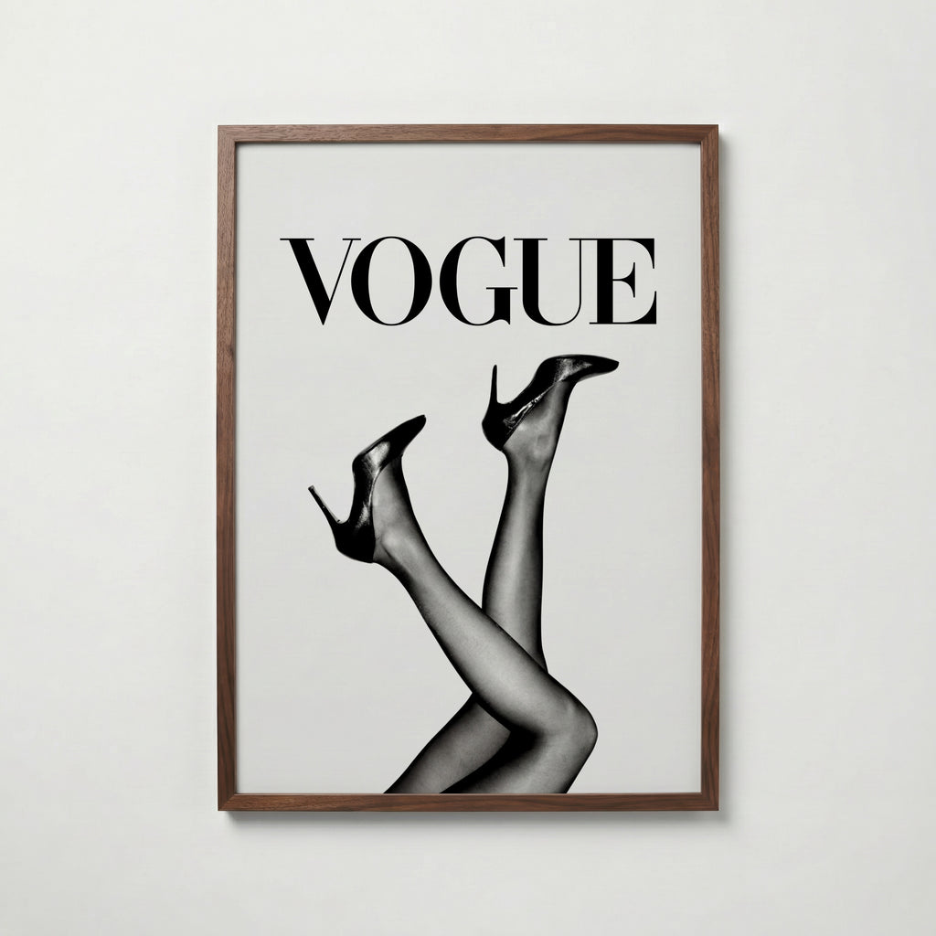 Legs In Lacquer Poster – valnötsram