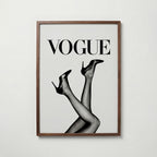 Legs In Lacquer Poster – valnötsram