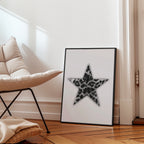 Leopard Star Cutout Poster – i rum 1