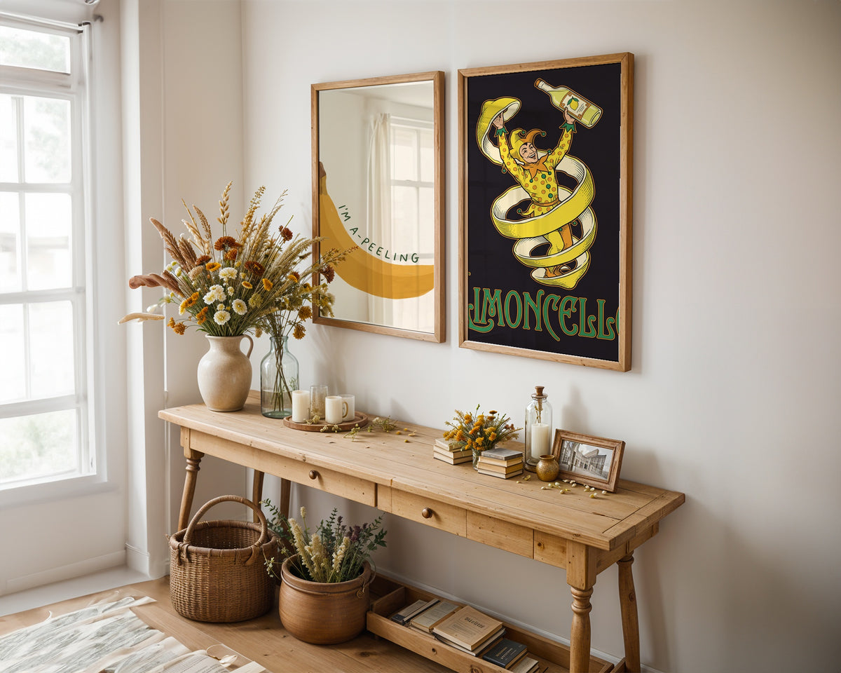 Limoncello Poster – två posters i rum 3