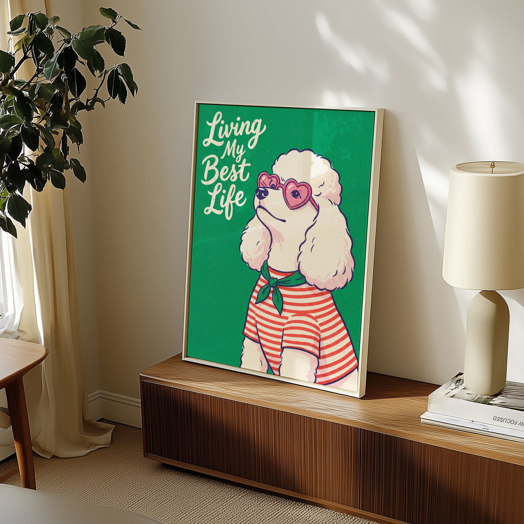 Living My Best Life Poster – i rum 2