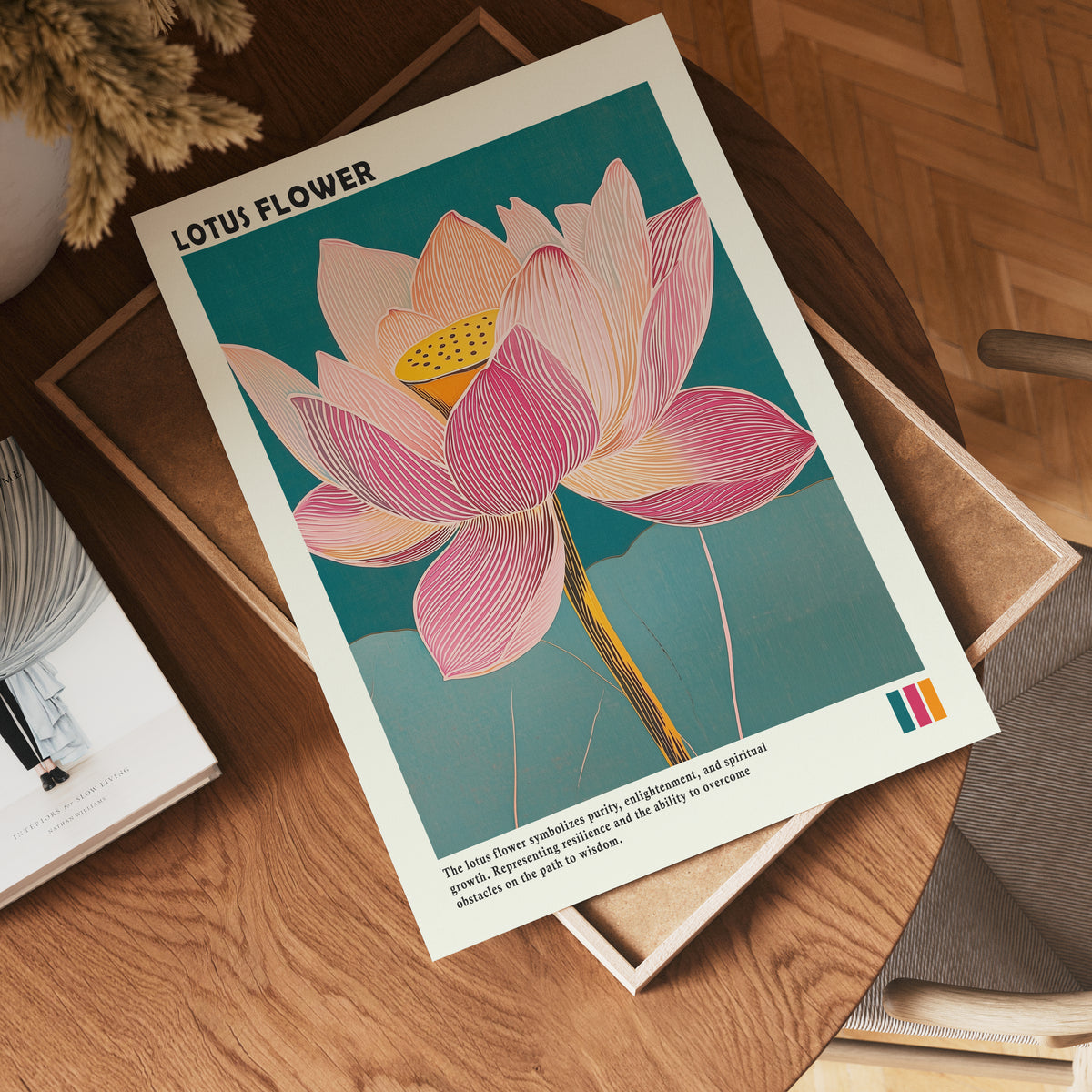 Bloom of Resilience poster visad rakt fram – Bozetto affisch i hög tryckkvalitet