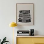 Folded Denim Stack Poster – i rum 2