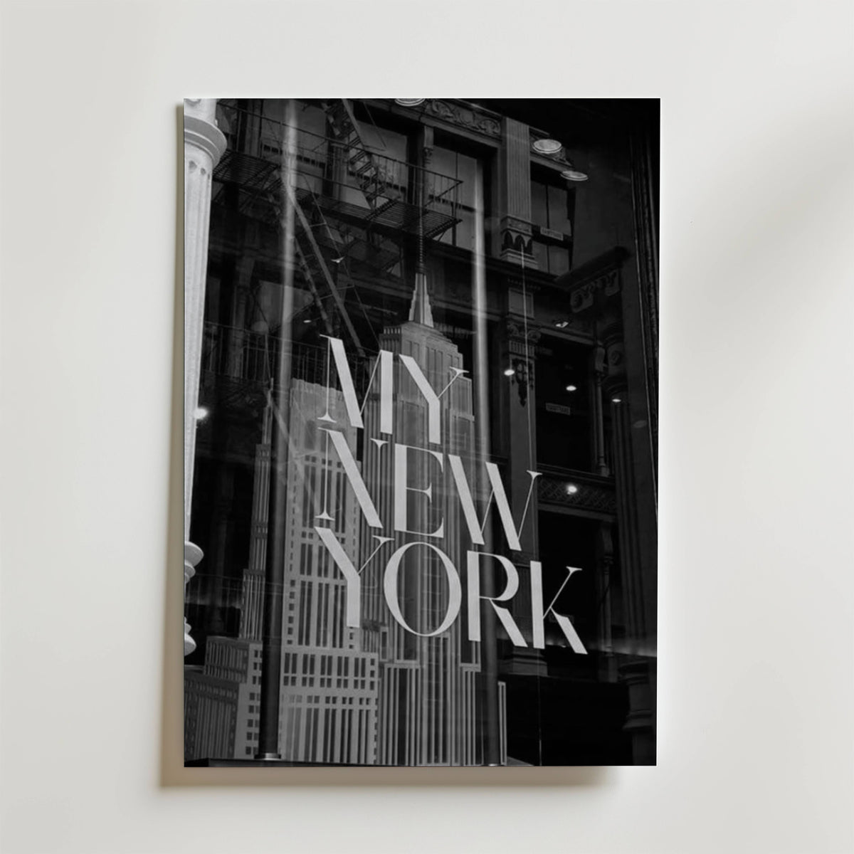My New York – stilfullt konsttryck från Bozetto, tryckt på matt finpapper i hög tryckkvalitet