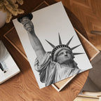 Liberty in Black & White – affisch med stilfullt motiv från Bozetto i hög kvalitet