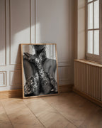 Sequin Elegance poster visualiserad på vägg – se rätt storlek med mockup från Bozetto