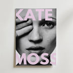 Kate Moss – stilfullt konsttryck från Bozetto, tryckt på matt finpapper i hög tryckkvalitet