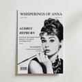 Audrey Hepburn – stilfullt konsttryck från Bozetto, tryckt på matt finpapper i hög tryckkvalitet