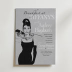 Breakfast at Tiffany’s Classic affisch på neutral bakgrund – poster från Bozetto
