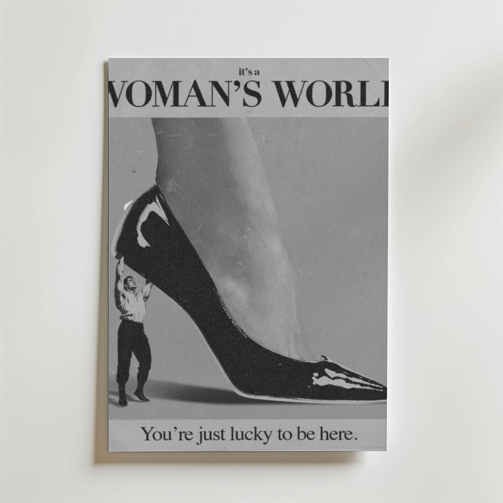 Woman’s World – stilfullt konsttryck från Bozetto, tryckt på matt finpapper i hög tryckkvalitet