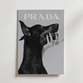 Prada Elegance – stilfullt konsttryck från Bozetto, tryckt på matt finpapper i hög tryckkvalitet