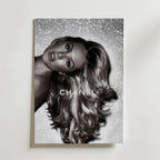 Chanel Glamour – stilfullt konsttryck från Bozetto, tryckt på matt finpapper i hög tryckkvalitet