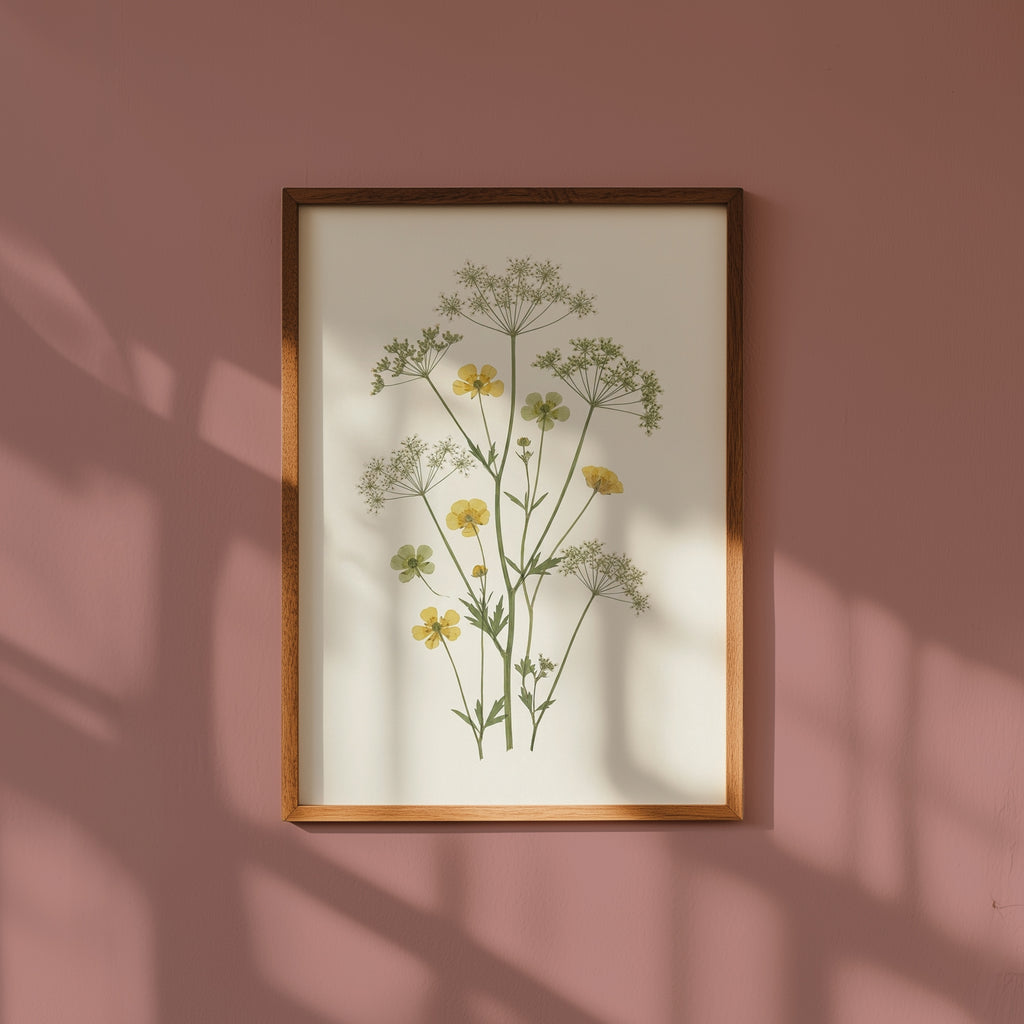 Meadow Buttercup Poster i rumskomposition med ekram