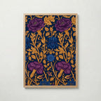 Midnight Peony Poster med ekram
