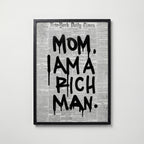 Rich Man Statement Poster – svart ram