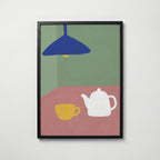 Morning Brew Poster i hemiljö