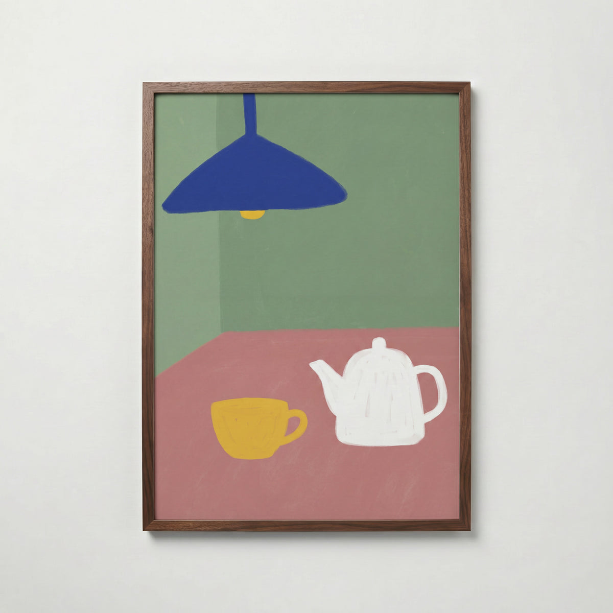Morning Brew Poster i vardagsrumsmiljö