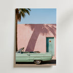 Motel Afternoon Poster – canvas utan passepartout