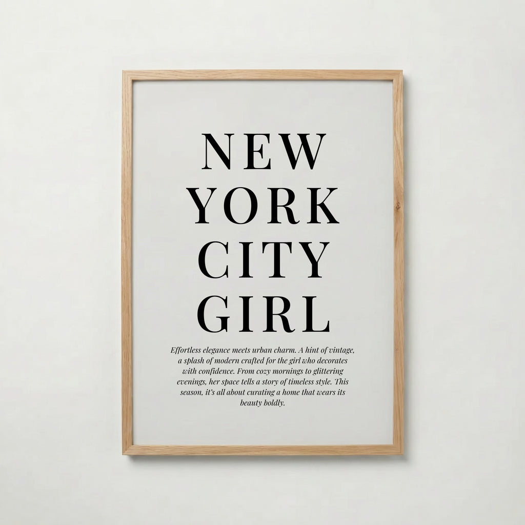 City Girl Editorial Poster – ekram
