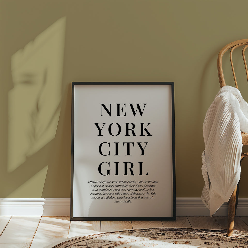 City Girl Editorial Poster – i rum 5